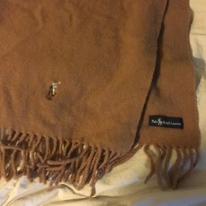 Polo Ralph Lauren Unisex Tan Scarf